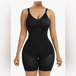 YIANNA Fajas Colombianas Shapewear Tummy Control Butt Lifter with Zipper Crotch